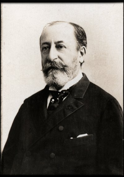 Portrait of Camille Saint Saens by French Photographer